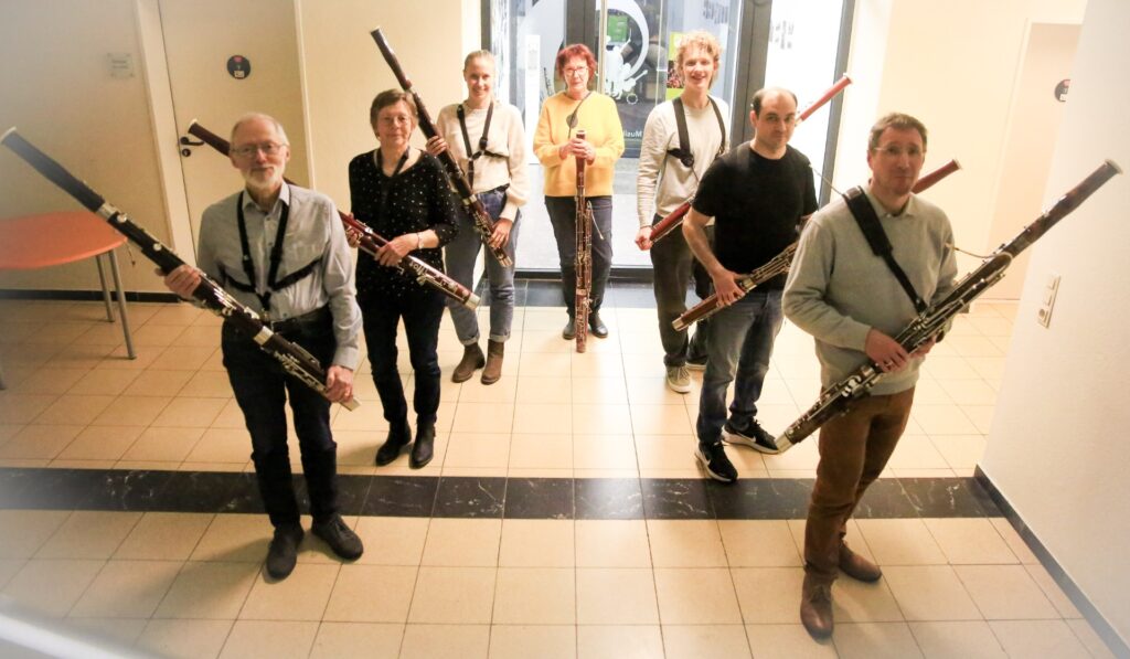 Das FaCloppensemble im Foyer der Kreismusikschule Cloppenburg